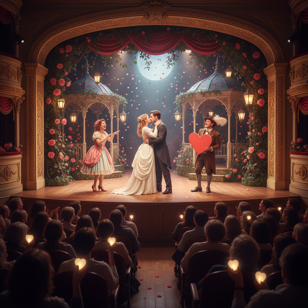 내가하면로맨스 연극 AI image