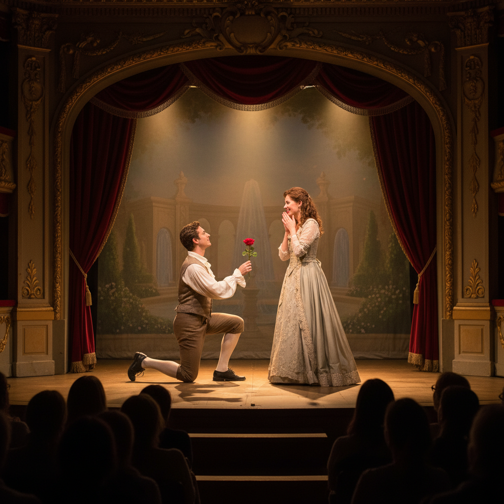 내가하면로맨스 연극 AI image