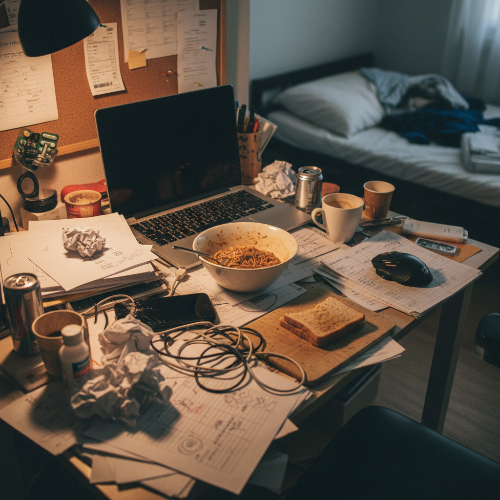 자영업자 현실 AI image