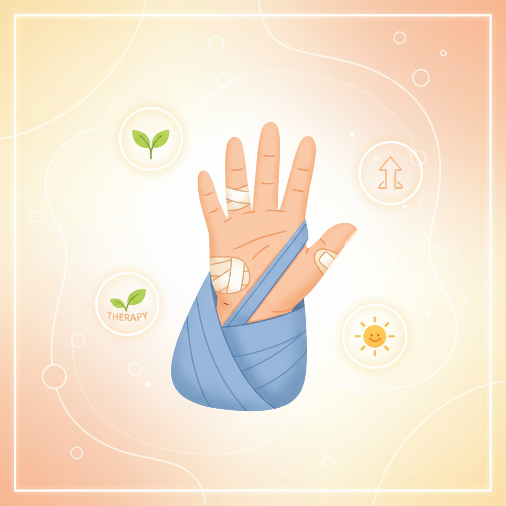 손가락골절수술 후유장해 AI image