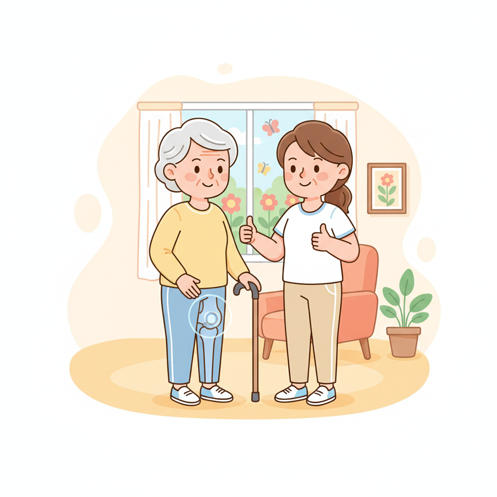 무릎인공관절수술 후유장해 AI image