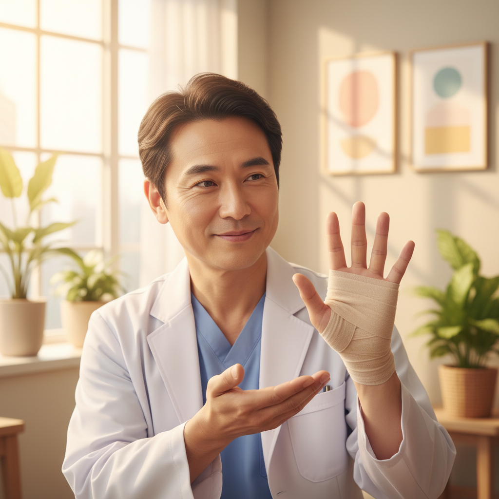 손가락골절수술 후유장해 AI image