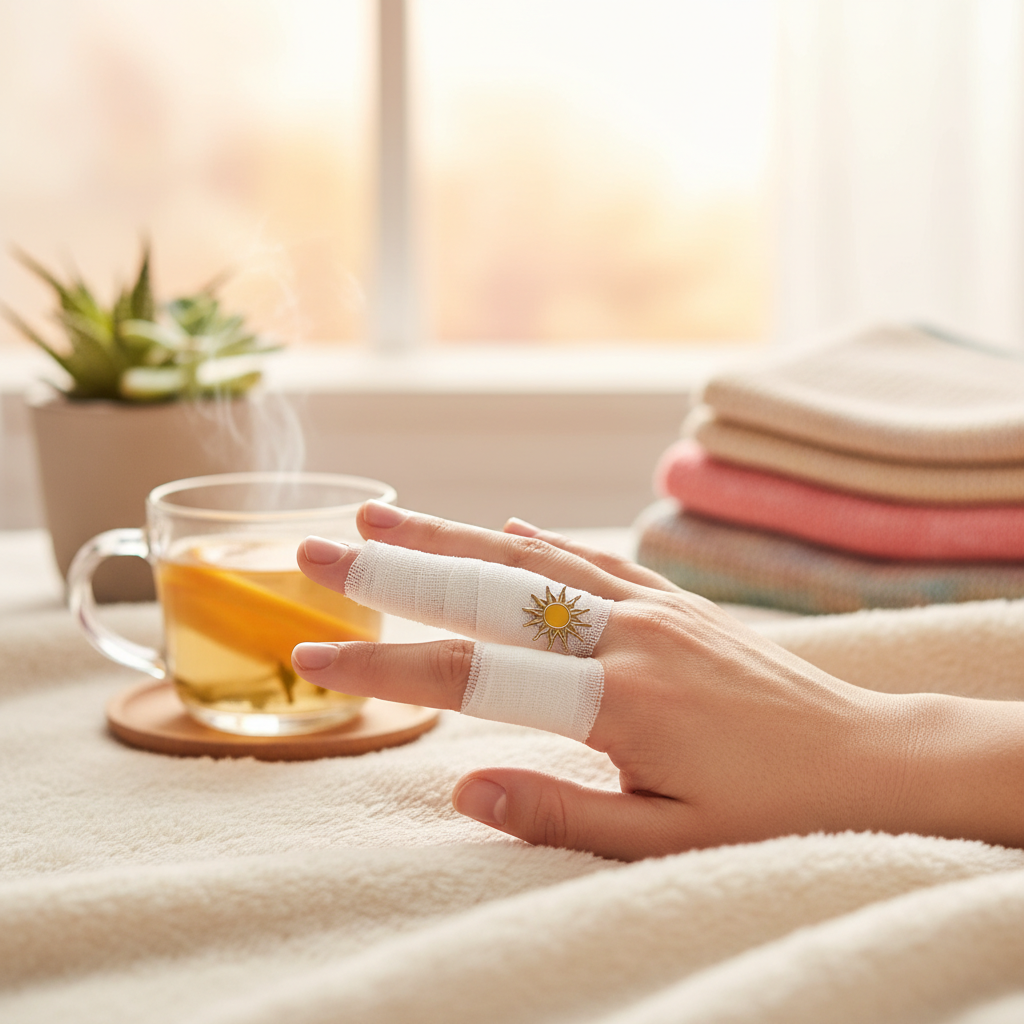 손가락골절수술 후유장해 AI image