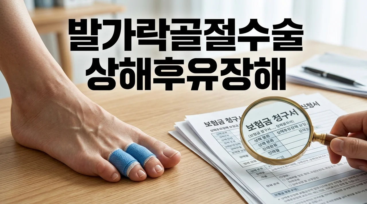 발가락골절수술 후 상해후유장해: 현명한 보험금 청구 전략과 보상 기준 완벽 해설
