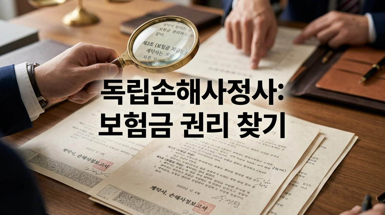 독립손해사정사: 보험금 분쟁, 억울함을 해소할 현명한 선택