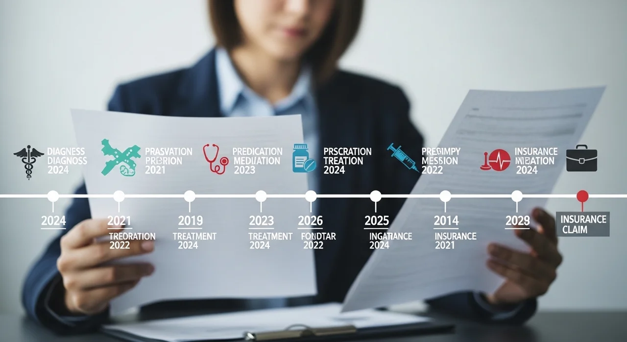 사건 재구성: 통풍 진단부터 보험사 조사까지, 한 고객의 여정