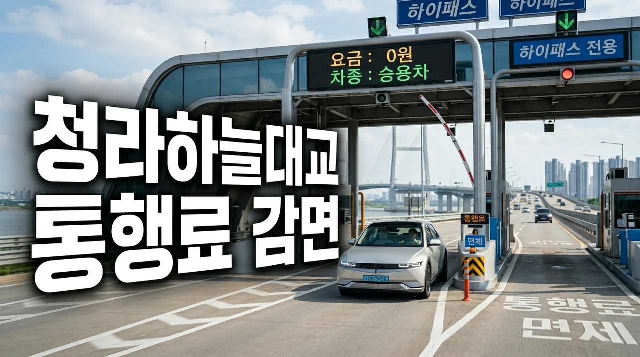 청라하늘대교 통행료 감면: 인천시민 권리 찾기! 정부장이 알려주는 완벽 가이드