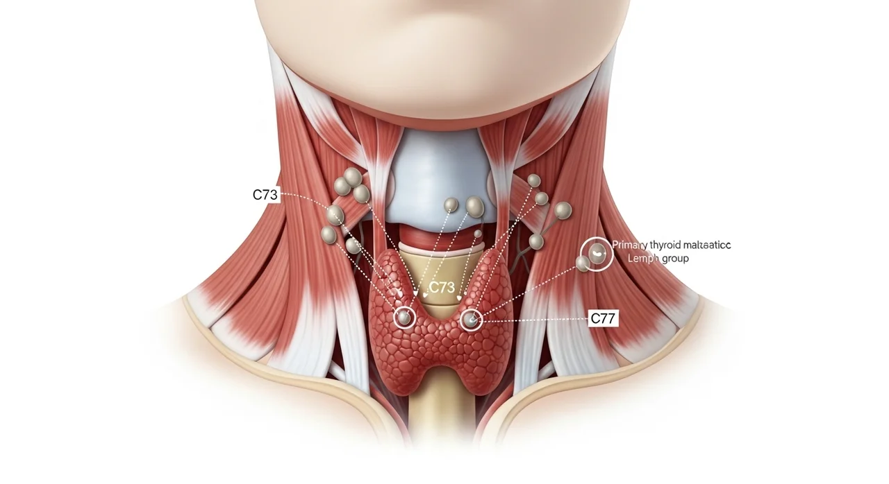 갑상선 전이암(C77)의 정확한 이해: 질병 코드의 의미