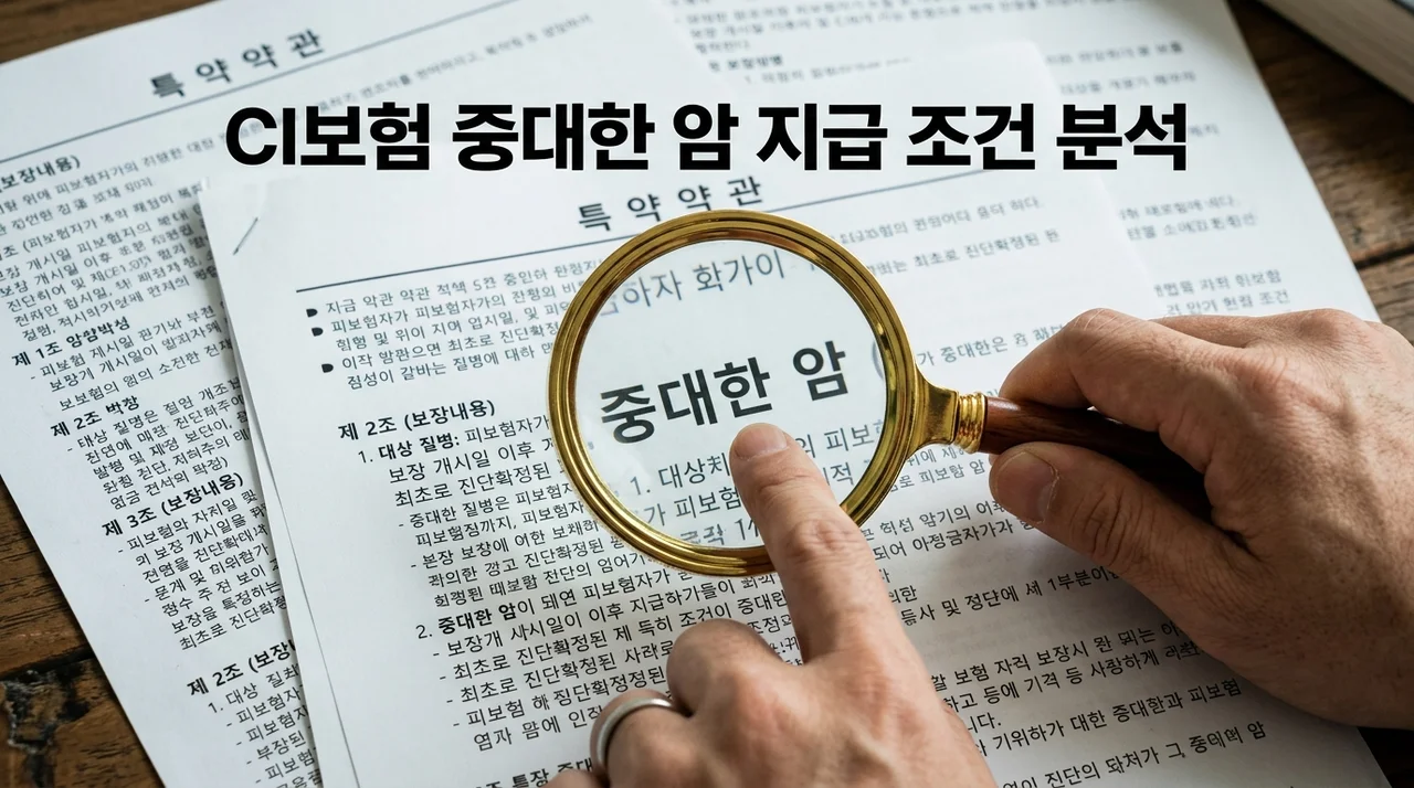 CI보험 중대한 암 지급 조건 완벽 분석: 대법원 판례와 대응 전략