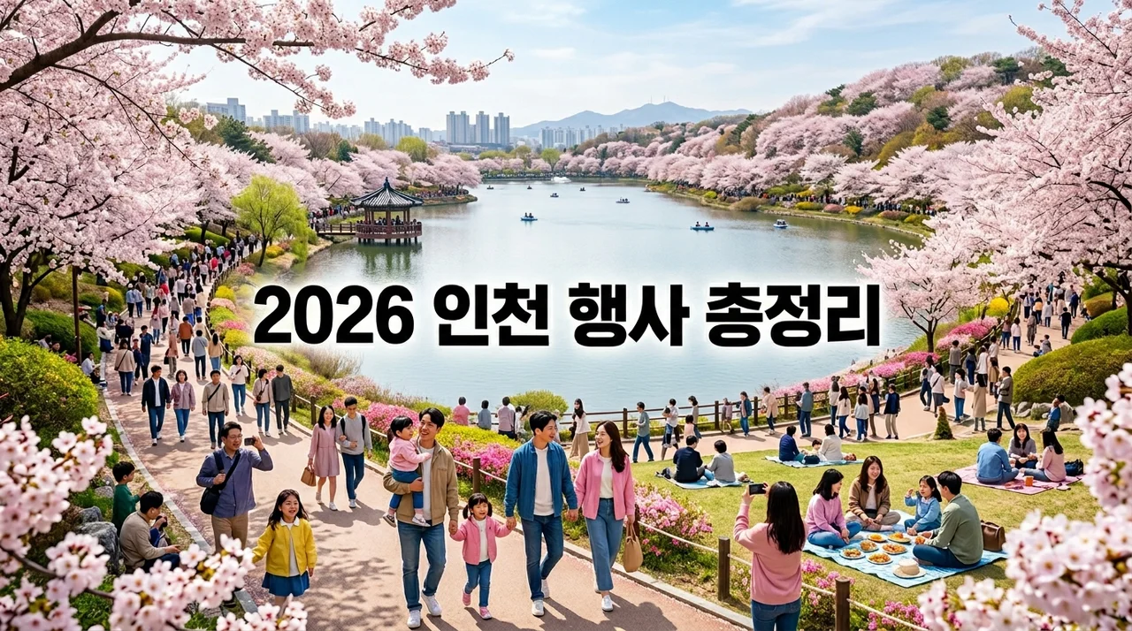 2026년 인천행사 완벽 가이드: 벚꽃축제부터 무료 공연까지 총정리