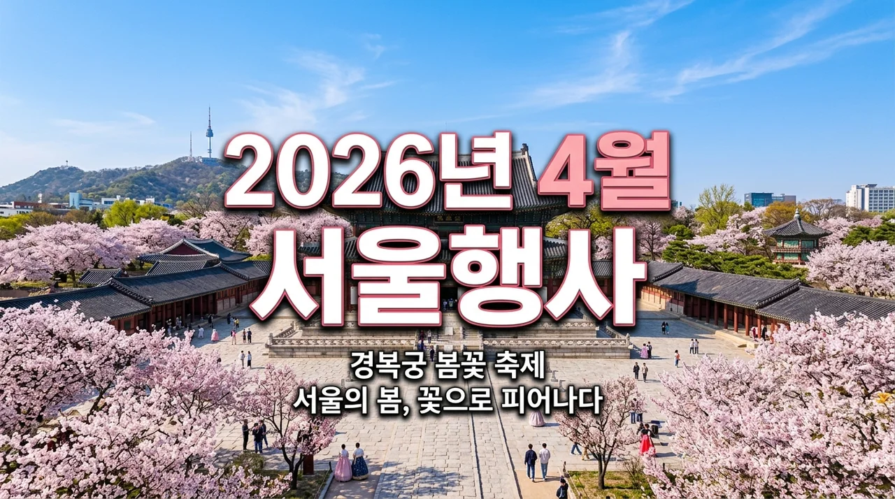 2026년 4월 서울행사 총정리: 벚꽃 축제부터 불교박람회까지