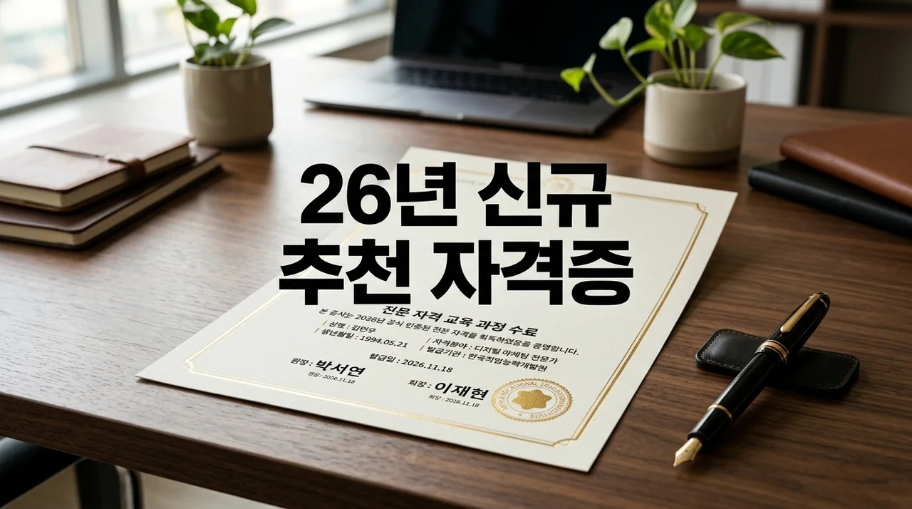 2026년 유망 신규 추천 자격증 TOP 5 | 취업과 이직 가이드